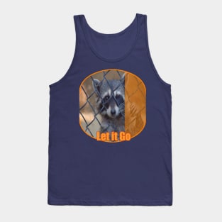 Caged animals Freedom Raccoon Tank Top